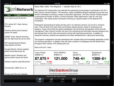 Pork Business Advisor for iPad screenshot 2