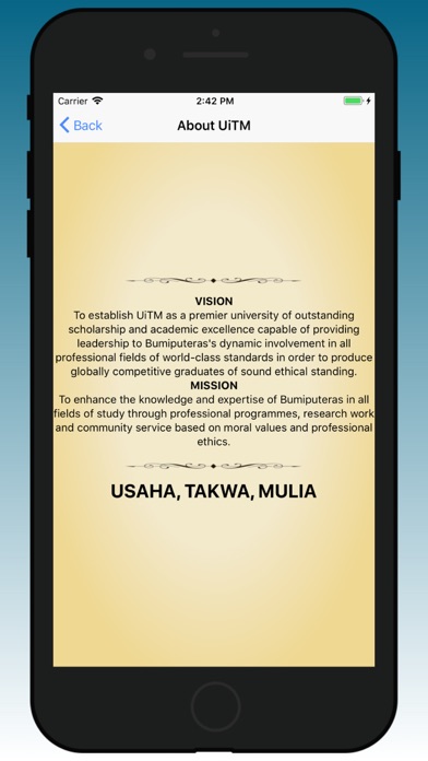 UiTM Direct screenshot 2