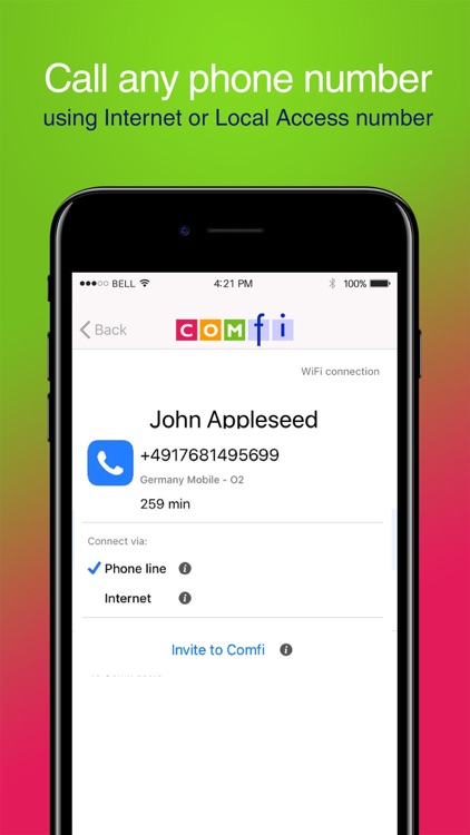 Comfi Cheap International Call