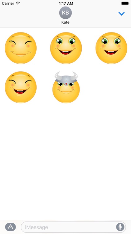 Cute Smileys Emoticons Sticker