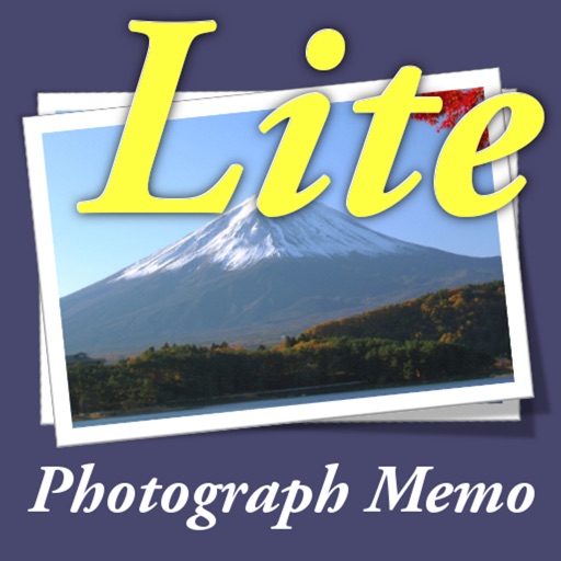 Photograph Memo Lite iOS App