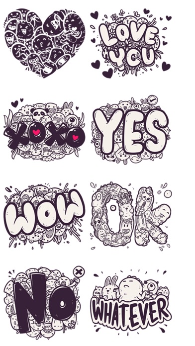 Text Stickers Collection screenshot 2