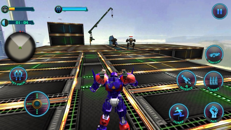 Flying Superhero Robot Fighting screenshot-3