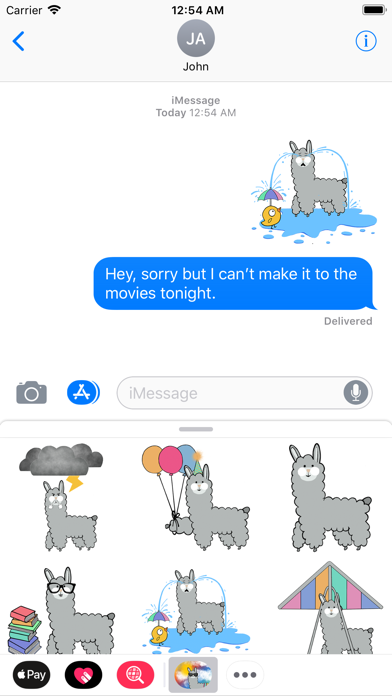 สติกเกอร์ Llama น่ารักのおすすめ画像3