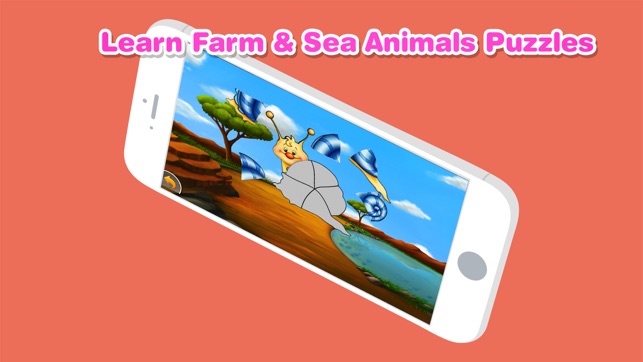 Learn Farm Sea Animals Puzzles(圖4)-速報App