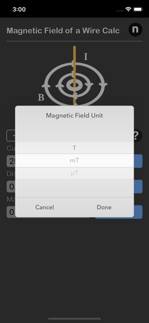 Magnetic Field of a Wire Calc(圖4)-速報App