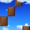 Chocolate falls from the sky, continuous game that gets harder and harder