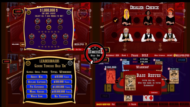 Tennessee Hold 'Em Tournaments