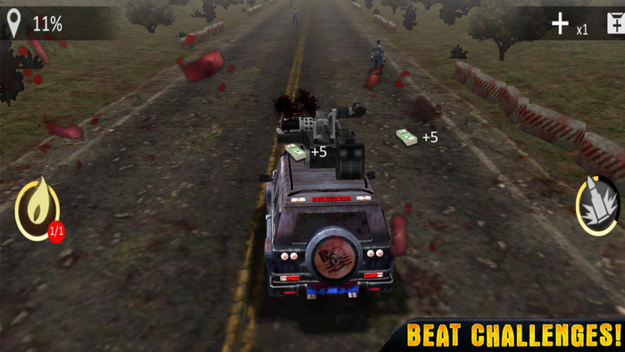 Death racing Zombie Shoot