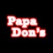 Papa Don's takeaway menu