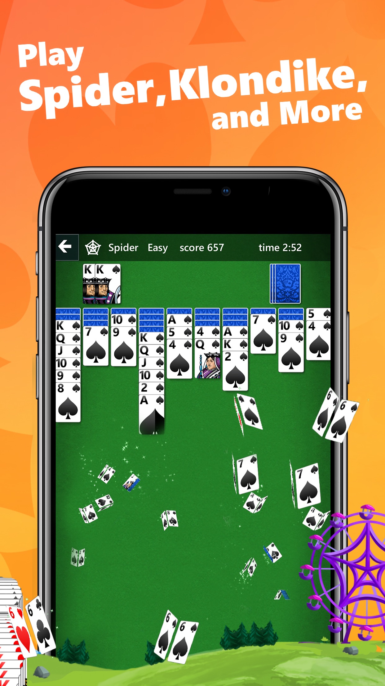 Screenshot do app Microsoft Solitaire Collection