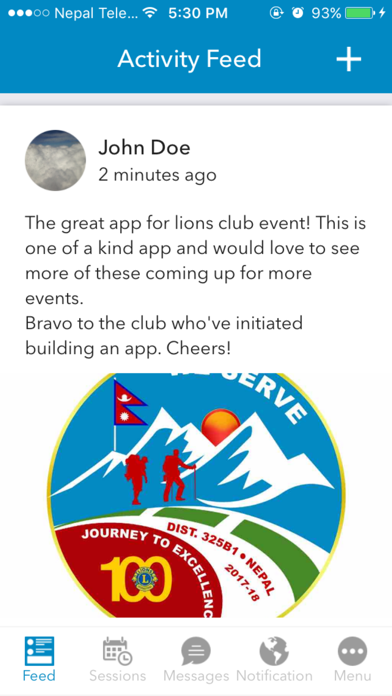 How to cancel & delete Lions Club 325 B1 Nepal from iphone & ipad 1