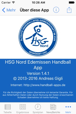 HSG Nord Edemissen screenshot 4