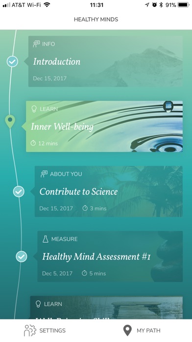 Healthy Minds Program screenshot 2