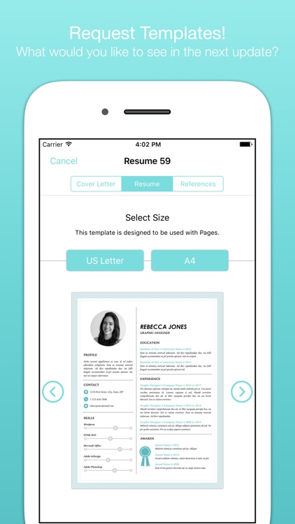 Resume Templates (for Pages) screenshot-4
