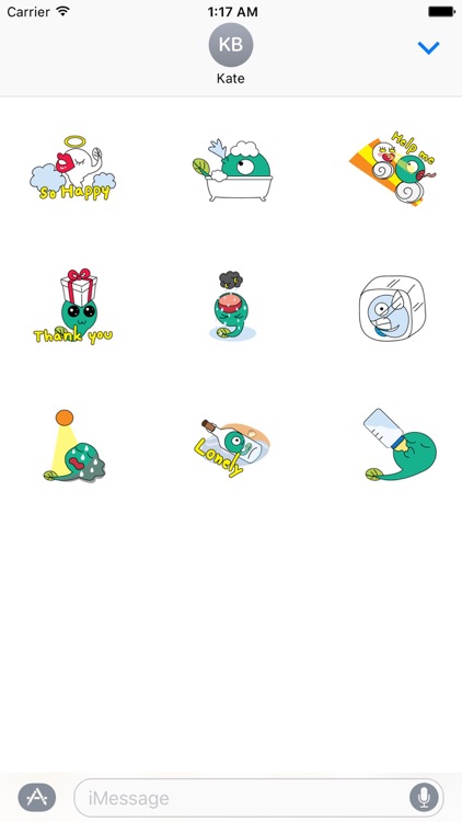 A Cute Tadpole Stickers Pack