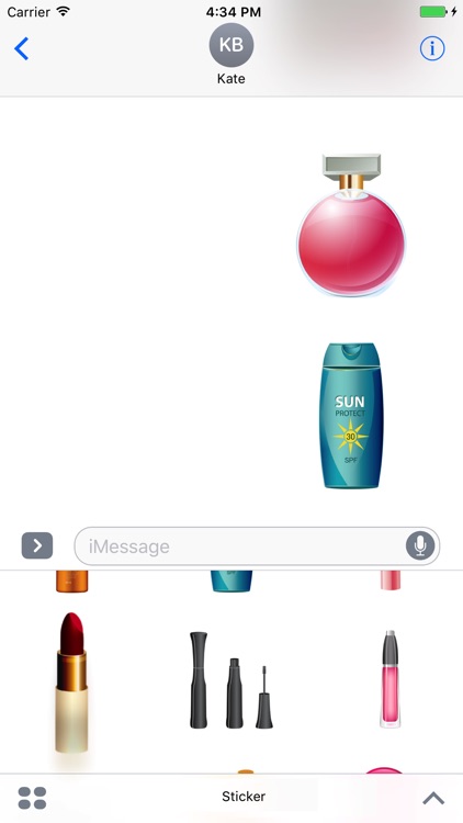 Cosmetic Stickers iMessage