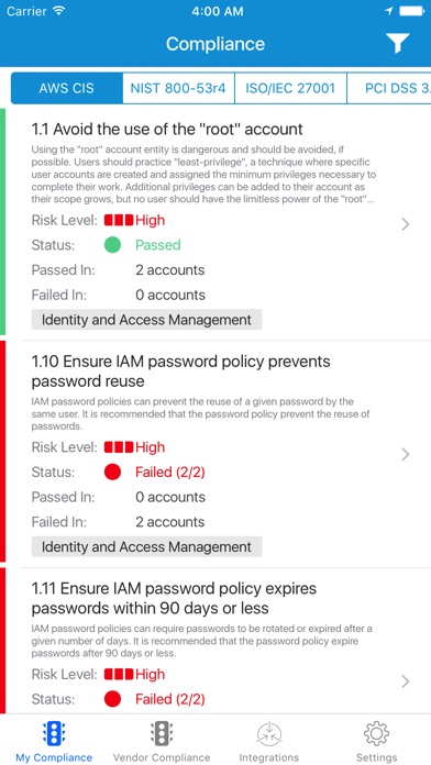 AWS Compliance screenshot 3