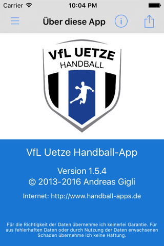 VfL Uetze Handball screenshot 4