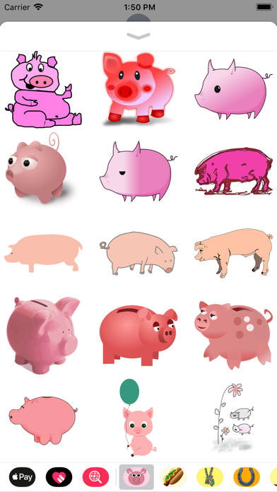 Pink Pig Sticker Pack screenshot 3