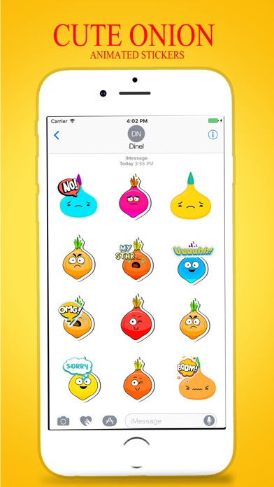 Animated Onions Stickers screenshot 3