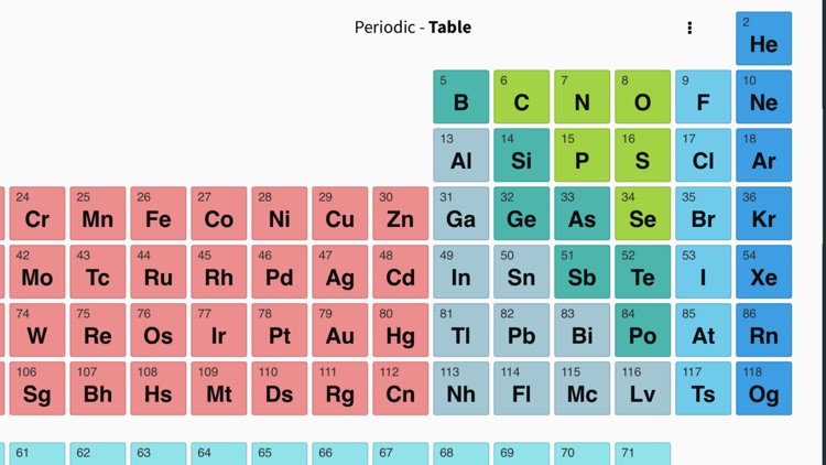 Tabela Periódica + Quiz screenshot-5