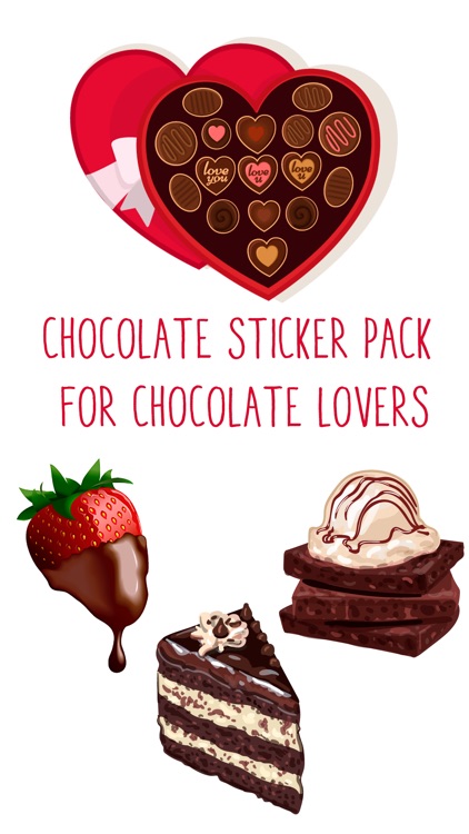 Chocolate sticker Pack for Chocolate Lovers