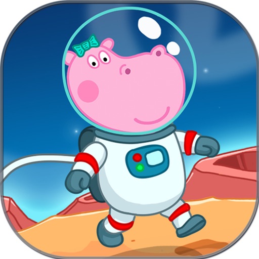 Hippo Space Hero Icon