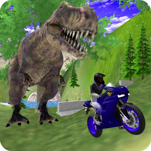 Dino vs Bike Simulator 2017 icon