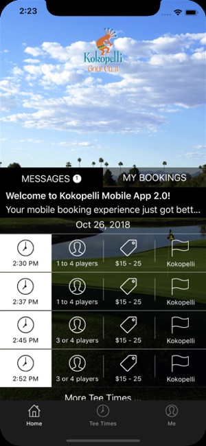 Kokopelli Golf Club Tee Times(圖1)-速報App