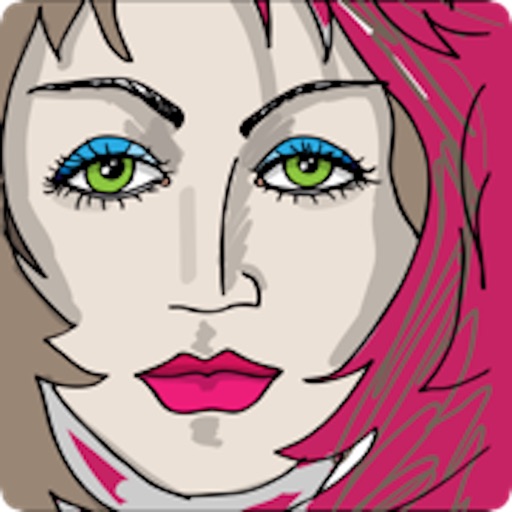 Hair & Lip Color Changer Icon