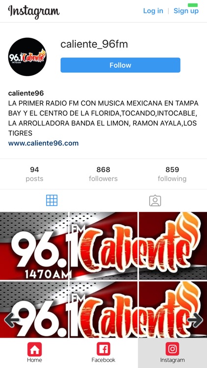 Caliente 96