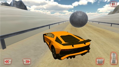 Rolling Ball Car Crash Racing screenshot 2