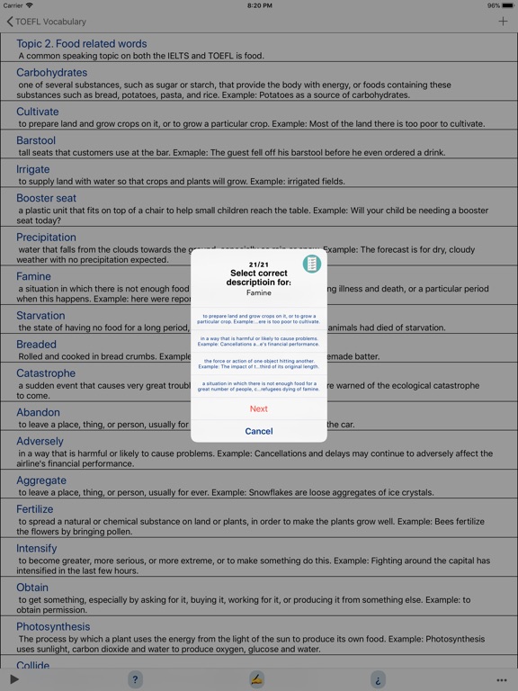 【图】TOEFL Vocabulary Listening(截图3)