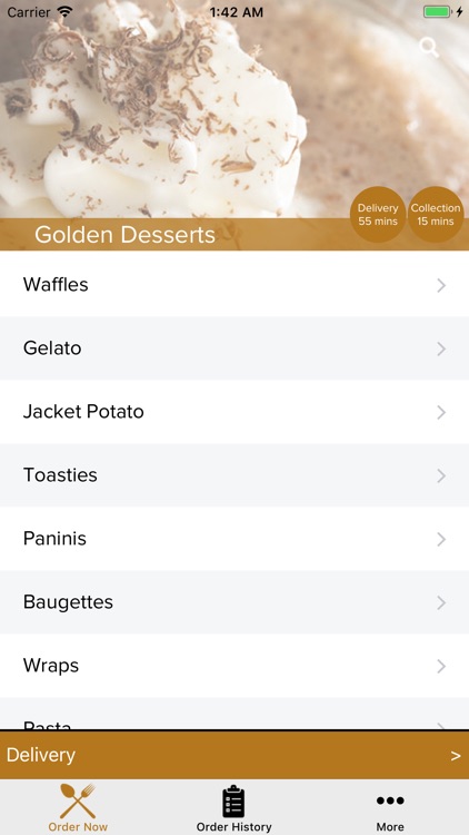 Golden Desserts