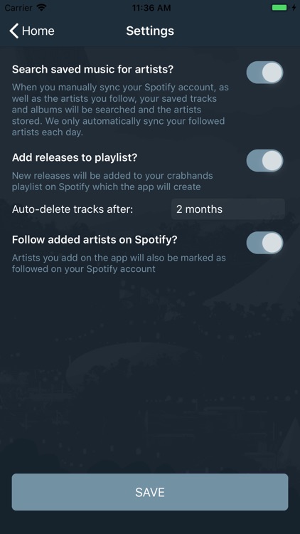 crabhands: new music/festivals screenshot-7