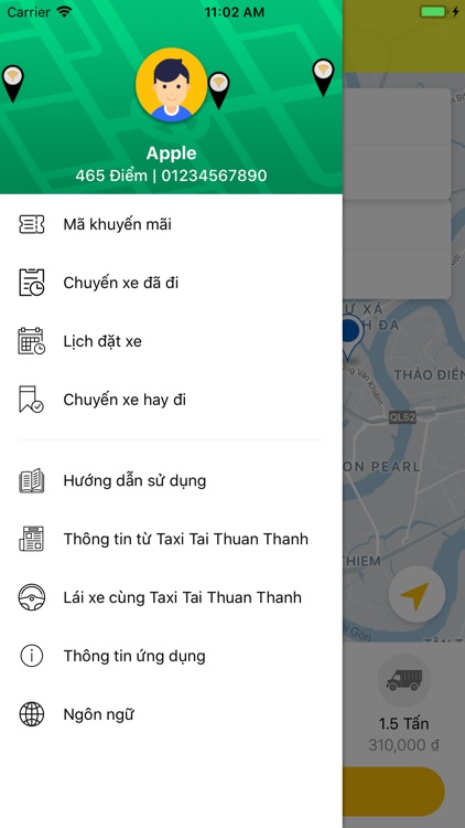 Taxi Tải Thuận Thành