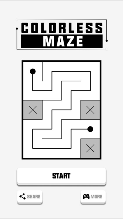 The Colorless Maze