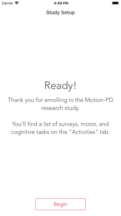 Motion in Parkinson's Disease