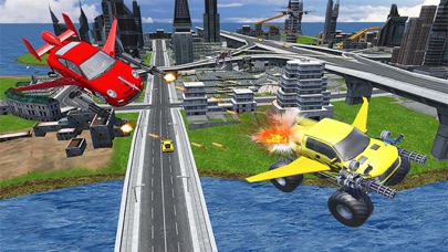 Futuristic Flying Car Game 3D screenshot 3