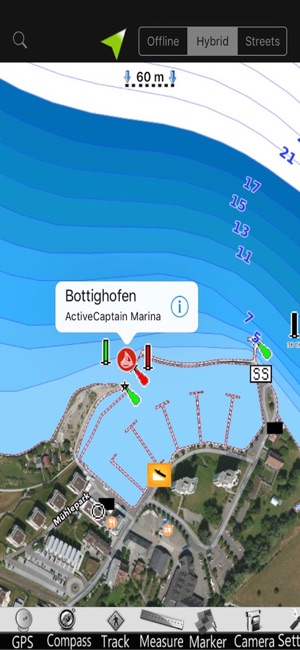 Ammer lake GPS Nautical Charts