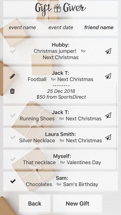 GiftGiver+ screenshot 2