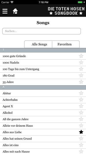 Die Toten Hosen Songbook App(圖2)-速報App