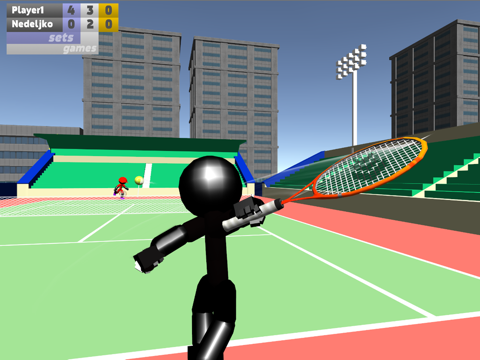 Stickman 3D Tennis - náhled
