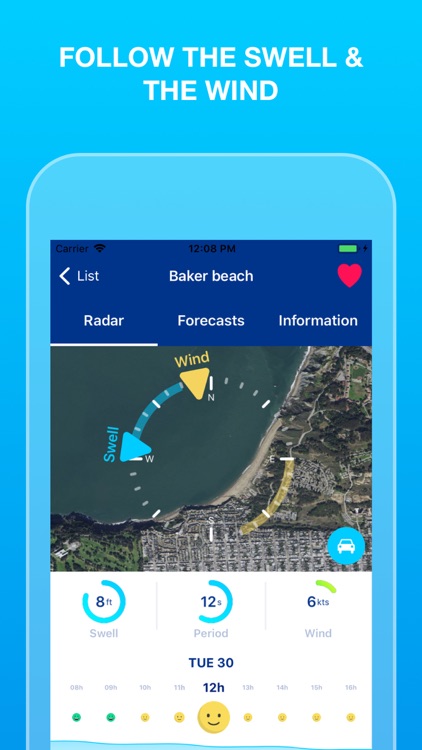 Weesurf, wave & wind forecast