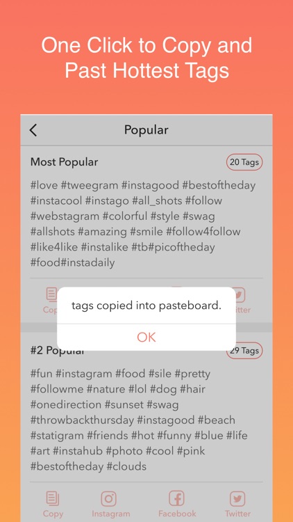 Hot Hashtags for Instagram, Facebook & Twitter