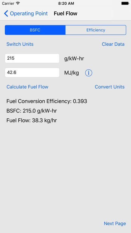 Engine Performance Calculator