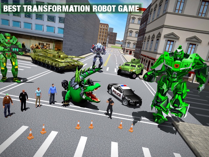 Robot Crocodile Attack