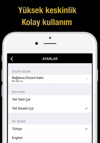 Saz Tuner - Baglama Akort App screenshot 2