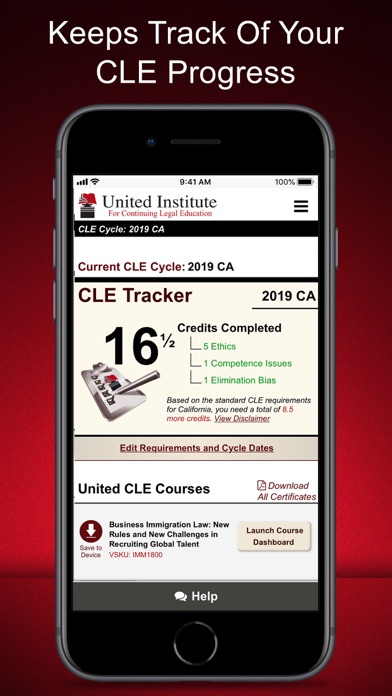 How to cancel & delete CLE On The Go - United CLE from iphone & ipad 1